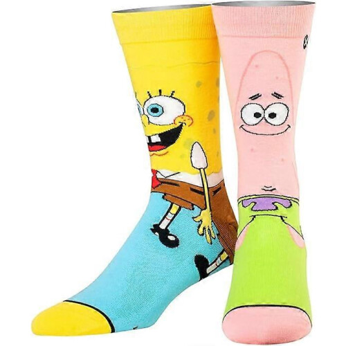 Spongebob cartoon socks, men's and women's, assorted