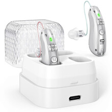 USB Rechargeable Hearing Aids for Seniors,Personal Sound Amplifier, Adult Hearing Aid with Charging Case