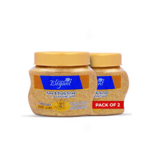 Elegant Gold Deep Exfoliating Face & Body Scrub Revitalizing, Smooth Skin for Face & Body 500ml (Pack of 2)