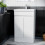 NES Home Nes Home White 500mm PVC Freestanding Bathroom Basin Vanity Unit 2