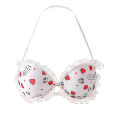 (38-85ABC, Bra A) Y2k Hello Kitty 2pcs Underwear Set Sanrioed Women Anime Kawaii Cotton Small Breasts Bra Underpants Cartoon Student Sweet Girl