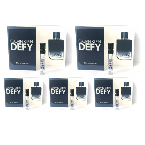 Calvin Klein 5 x 1.2ml CALVIN KLEIN DEFY CK Eau de Parfum Spray Vials Samples Mini