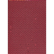 (Red, 1/2 Meter) 4mm Round Hologram Sequin On Mesh Dress Fabric