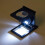 10x Foldable 2 Led Light Magnifier Magnifying Glass Lens Scale Pointer Loupe 2