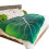 (black, 150*220CM) Leaf Blanket Green Plant Throw Blankets 5
