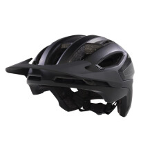 (S, Ice Black Reflective/Matte Reflective) Oakley DRT3 Trail Cycling & Mountain Bike Helmet In Vent Eyewear Storage Ice Matte
