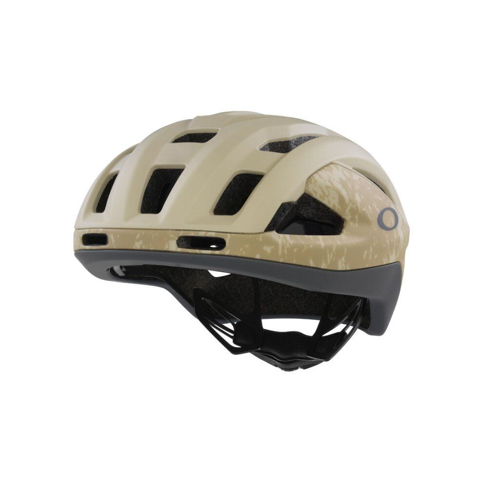 (M, Matte Desert Tan) Oakley ARO3 Endurance Cycling Bike Helmet Detachable Visor Matte Desert Tan