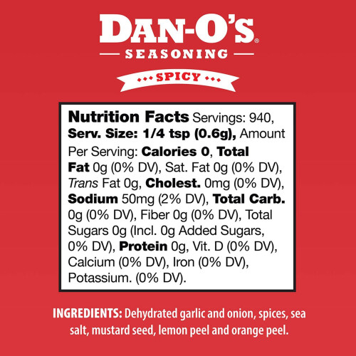 Dan-O's Spicy Seasoning - 20oz 1