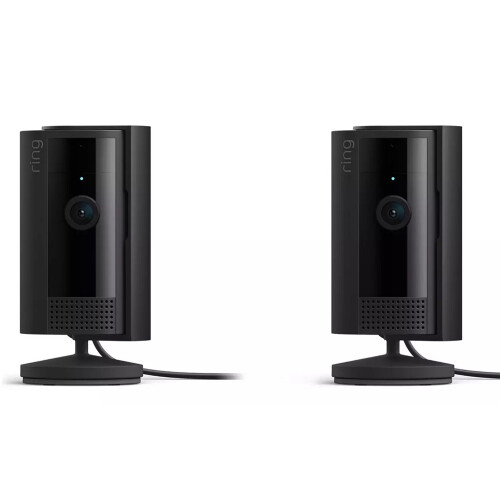 Ring Ring Indoor Camera 2nd Gen Black Security Camera 2 Pack