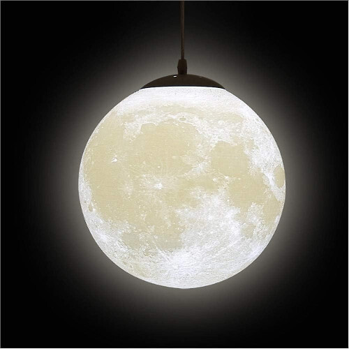 Moon Ceiling Lamp,moon Kids Room,moon Pendant Light,ball Ceiling Light,planet Pendant Light,bedroom Chandelier,modern Living Room Chandelier(bulb Is N