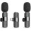 Wireless Lavalier Lapel Microphone for iPhone 15 Series/Android/Computer - Bluetooth Mini Phone Microphones - 2 Clip on Mics with USB C Interface 1