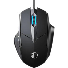 USB Computer Mouse Wired, Silent Click Corded Mouse 3-Button Wired Optical Mouse, Office and Home Mice, Ergonomic Shape for Windows Computers