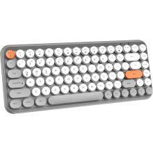 Wireless Bluetooth Keyboard Portable Mini 84-Key Typewriter Keyboard Compatible with Android, Ipad, Perfer for Home and Office Keyboards