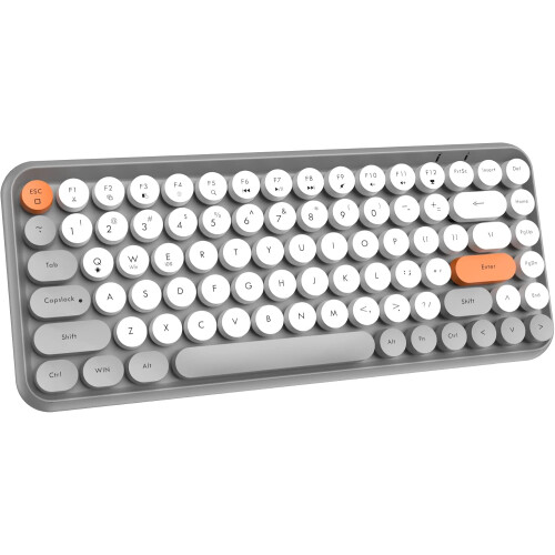 Wireless Bluetooth Keyboard Portable Mini 84-Key Typewriter Keyboard Compatible with Android, Ipad, Perfer for Home and Office Keyboards