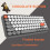 Wireless Bluetooth Keyboard Portable Mini 84-Key Typewriter Keyboard Compatible with Android, Ipad, Perfer for Home and Office Keyboards 6