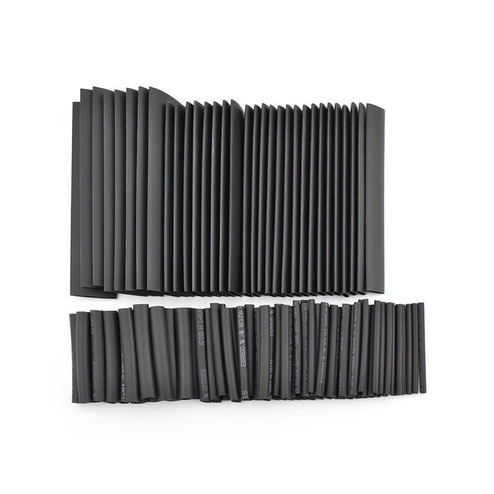 Kit d'assortiment de tubes à gaine rétractable 127 pièces pour connexion électrique, câble d'enroulement de fil électrique
