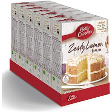 Betty Crocker Zesty Lemon Cake Mix 425g (Pack of 6)