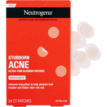 Neutrogena Stubborn Acne Ultra-Thin Blemish Pimple Patches - 24 Count