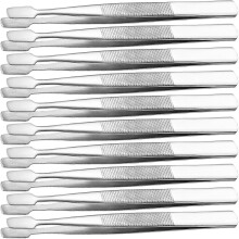 10pcs Stamp Tweezers Stamps Collector Tools Eyelash Tweezers Photo Tweezers