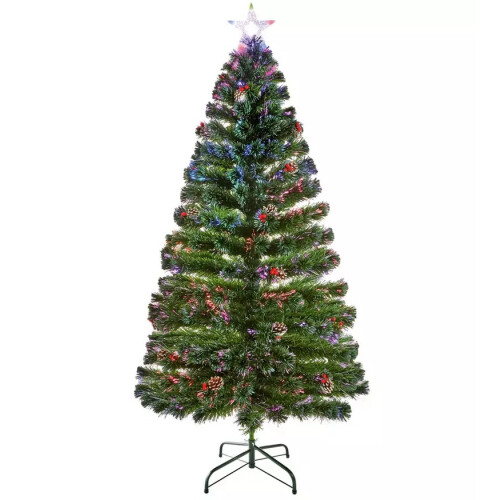 Premier Decorations 6ft Fibre Optic Christmas Tree 1