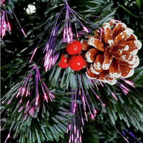 Premier Decorations 6ft Fibre Optic Christmas Tree 2