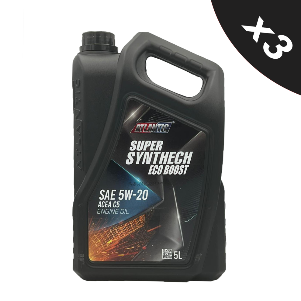 Atlantic 5W-20 Fully Synthetic Engine Oil Acea A1/B1 C5 Api Sn Cf - 3X5l 5056820524221