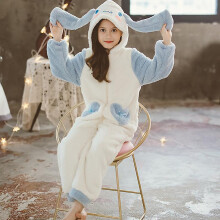 (130cm) Sanrioed Plush Anime Cinnamoroll Winter Flannel Kids Rompers Girl Boy Toddler Jumpsuit Infant Clothes Pyjamas Kids Overalls Gift