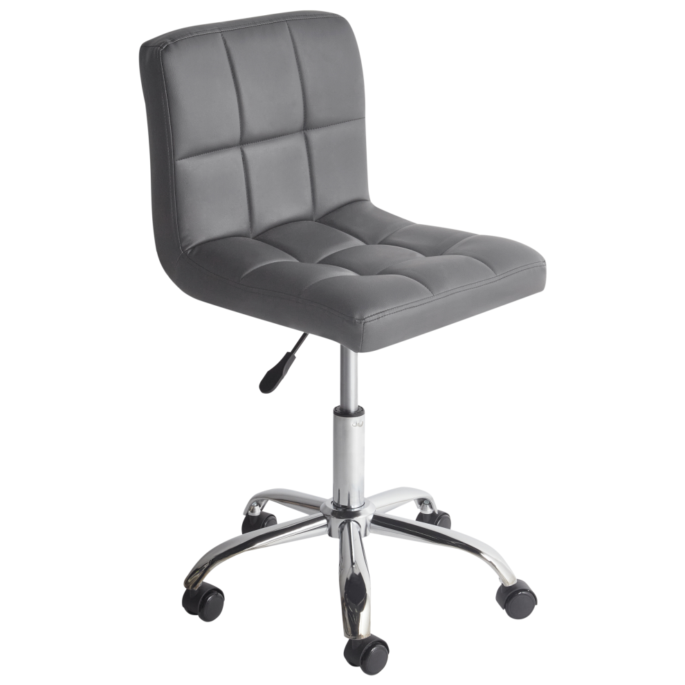 Desk Chair Swivel MARION Light Grey