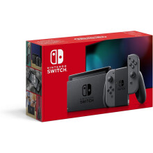 Nintendo Switch Console 6.2" 32GB Touchscreen, Wi-Fi, Grey - Portable Hybrid Gaming System with Joy-Con Multiplayer - Refurbished