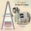 AIYAPLAY Double-Sided Art Easel for Kids with Paper Roll, Storage Boxes 6