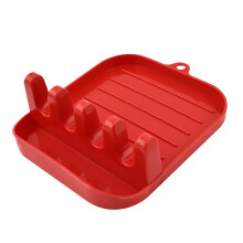 (Red Color) New Pot Lids Spoon And Chopsticks Rest Holder Useful Things For Kitchen Tools Accessory Utensils Supplies Home Novelty Gadgets