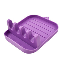 (Purple Color) New Pot Lids Spoon And Chopsticks Rest Holder Useful Things For Kitchen Tools Accessory Utensils Supplies Home Novelty Gadgets