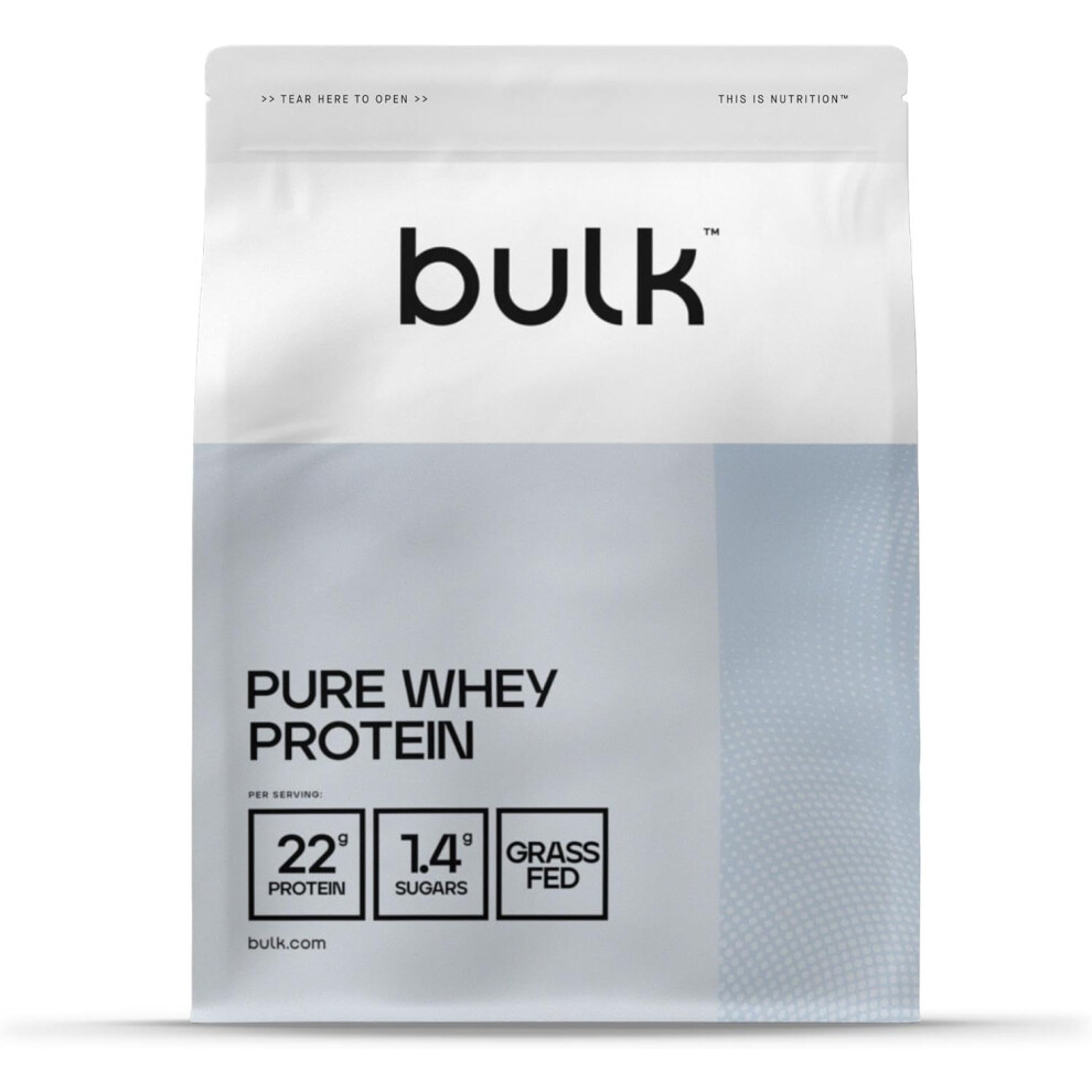 Bulk Store Bulk Pure Whey Protein Powder Shake, Vanilla, 1 Kg, Packaging May Vary