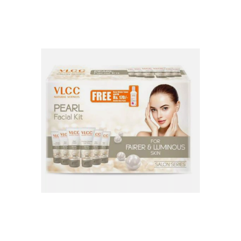 Vlcc Facial Kit Salon Series Pearl Facial Kit 300G+100Ml