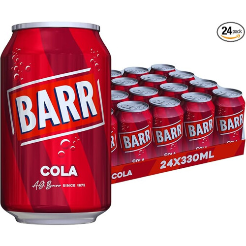 BARRsince1875,24PackClassicCola,LowSugarFizzyDrink"FizzinglyFun"-24x330mlCans