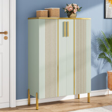 Tribesigns Shoe Cabinet with Doors, 6-Tier Shoe Storage with Shelves