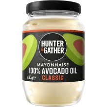 Hunter & Gather Avocado Oil Mayonnaise 630g Seed Oil Free Paleo, Keto, Sugar & Gluten Free Avocado Mayo Made with Pure Avocado Oil & British Free
