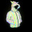(L) Down Jacket Waterproof Warm Reflective Jacket High Visibility Safety Jacket Lightweight 3