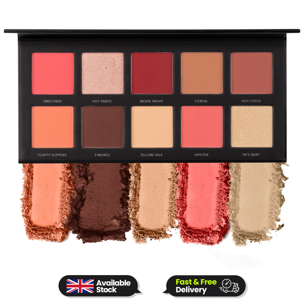 LaRoc Nude Eyeshadow Palette 10 Warm Shades-image-OPC-P5QPC7J-NEW