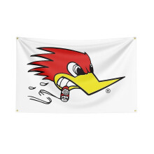 (J0036, 90 x 150cm) Mr.horsepower Clay Smith Cams Flag Polyester Digital Printing Horsepower With Attitoue Banner