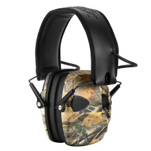 (026 Camo) Electronic Shooting Earmuffs Tactical Headset Ear Protection Anti-noise Ear Muff For Hunting Ear Defender Sound Amplification