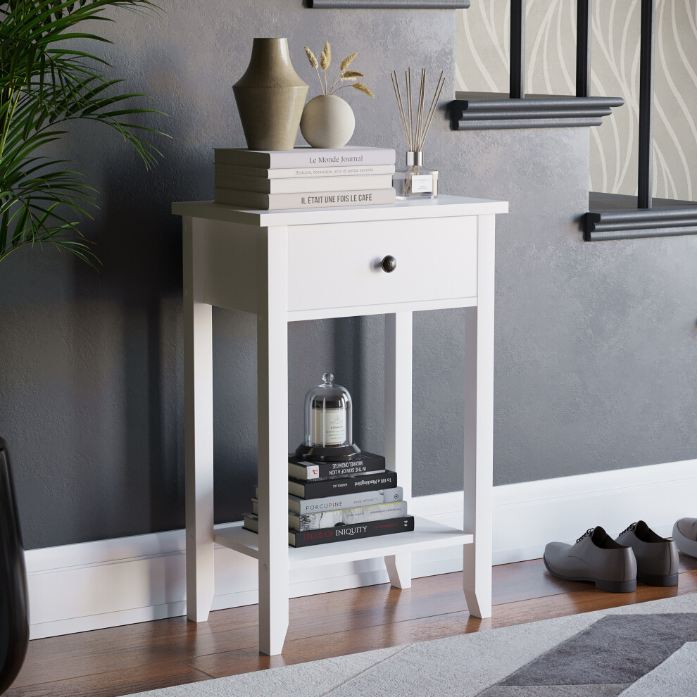 Windsor 1 Drawer Console Table Hallway Storage