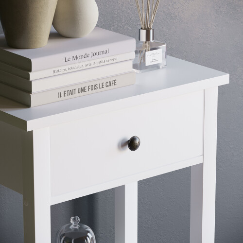 Home Discount Windsor 1 Drawer Console Table Hallway Storage 2