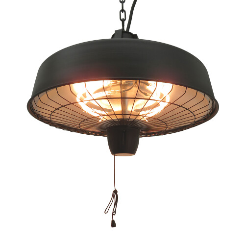 Outsunny Outsunny Adjustable Infrared Halogen Ceiling Mounted Light Heater 1000/2500W