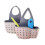 Pxcl Smart Plastic Storage Basket for Kitchen And Bathroom (pink) 2