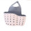 Pxcl Smart Plastic Storage Basket for Kitchen And Bathroom (pink) 1