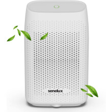 Dehumidifier 2000ml with easy clean filter and auto shut off, ultra quiet air purifier, small dehumidifier air purifier air dryer