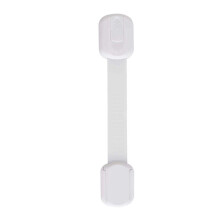6 Pack Safety Strap Locks for Fridge, Adjustable Child Safety Drawer Latch, No Drilling Required, Easy Installation