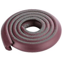 (Brown) Kids Baby Safe Corner Desk Edge Guard Cushion Foam Strip Protection