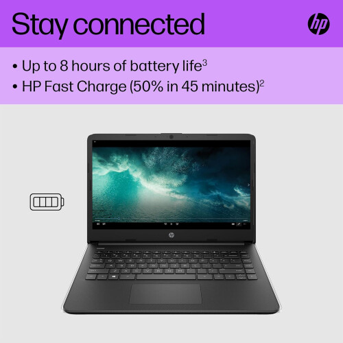 HP HP Stream 14" Laptop Intel N4120 Processor 4GBRAM 64GB eMMC Intel UHD 1